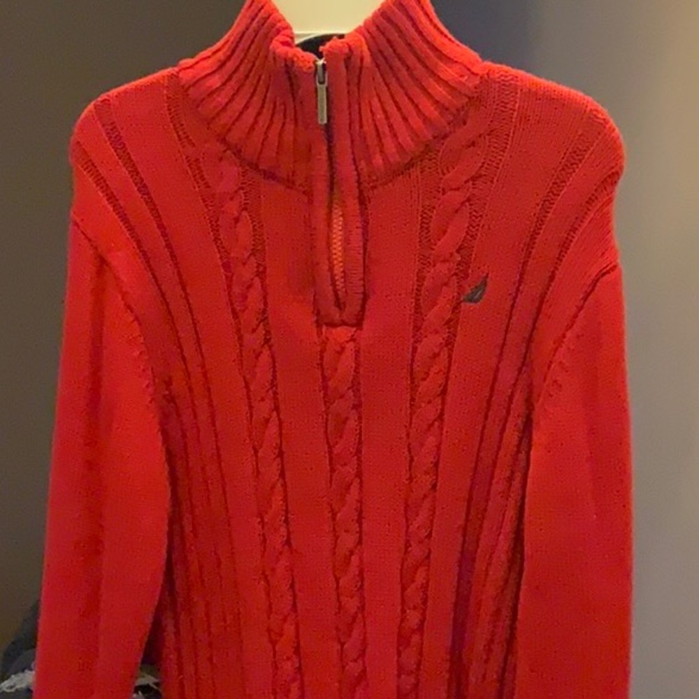Kids Nautica cable knit sweater